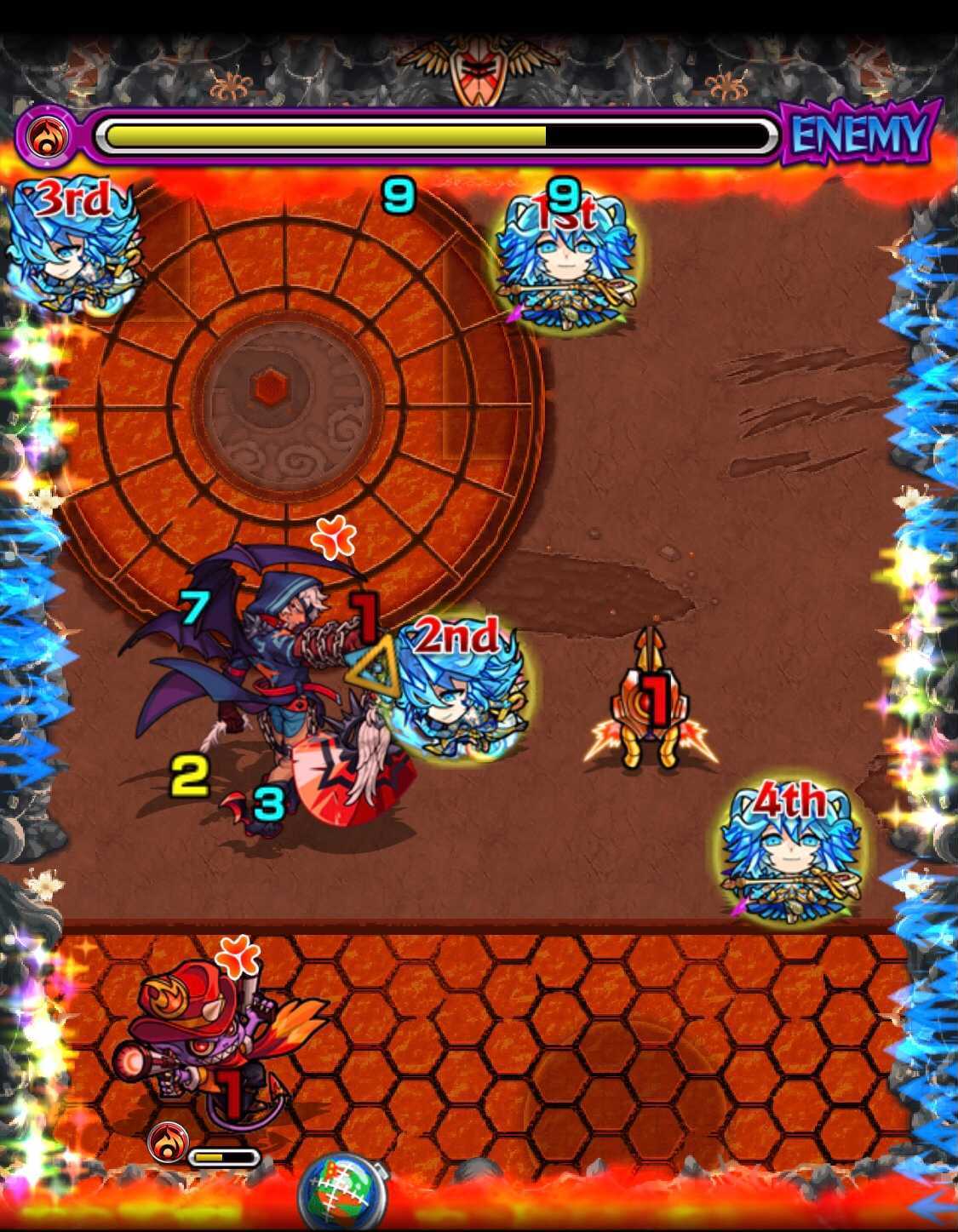 モンスト 裏禁忌11 ステージ3 クロスドクロ