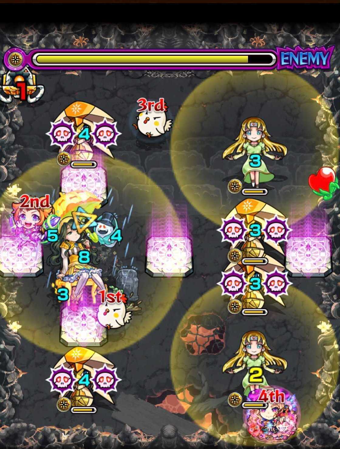 モンスト 裏禁忌14 ステージ2