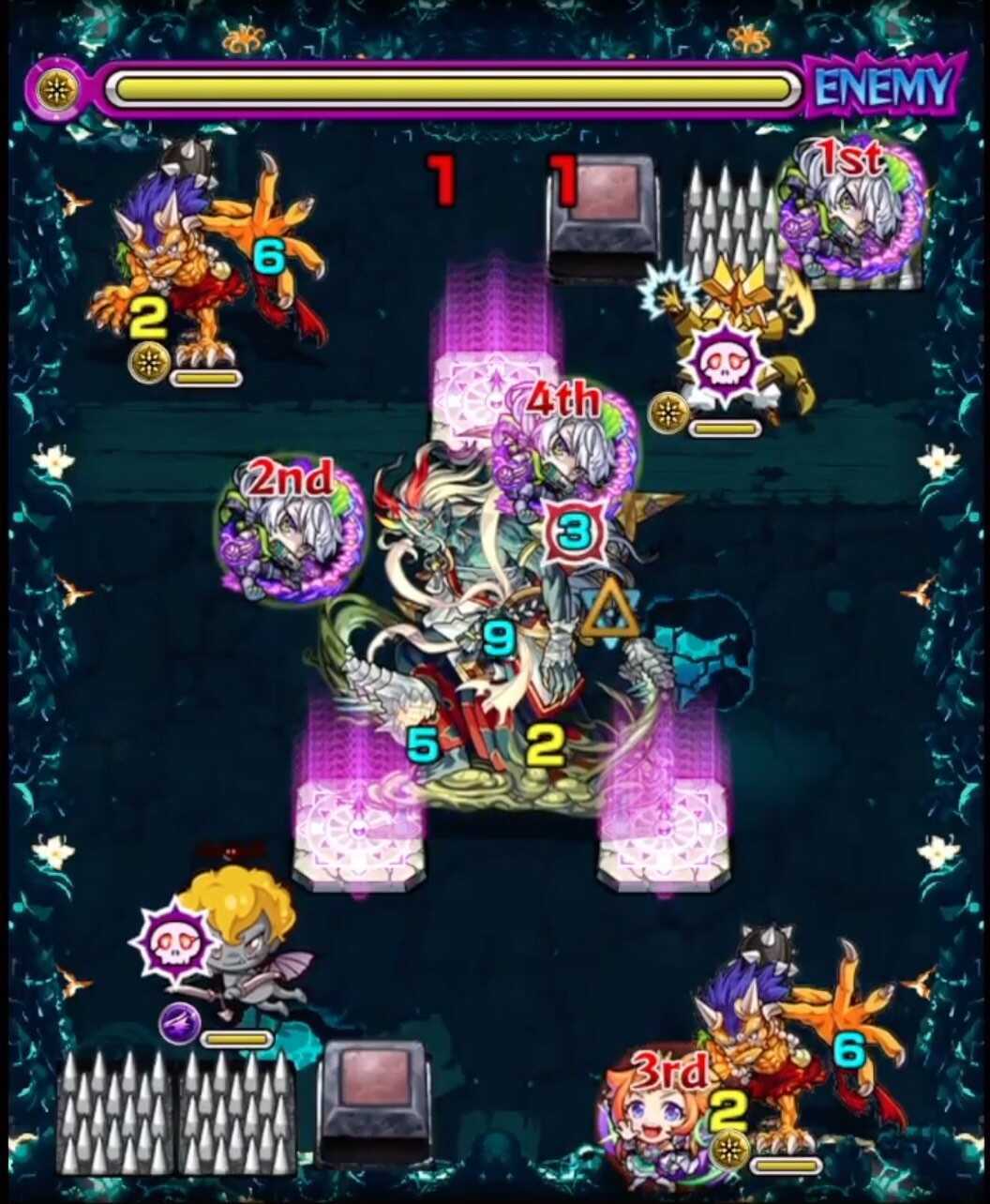 モンスト 刹那 裏14 ステージ3