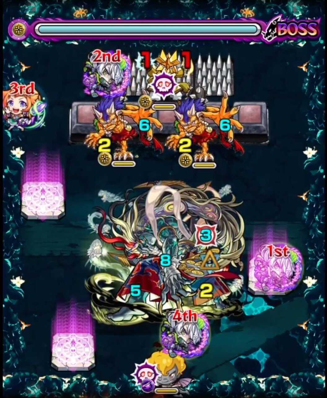 モンスト 刹那 裏14 ボス1