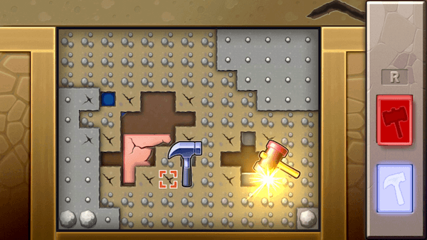 友達と化石掘り