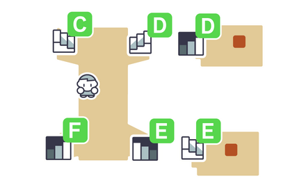 ズイの遺跡のマップ2層