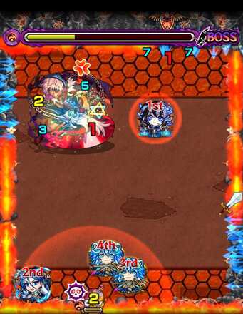 モンスト 裏禁忌11 ボス2移動後