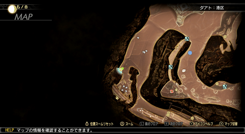 真・女神転生5悪魔の石像マップ