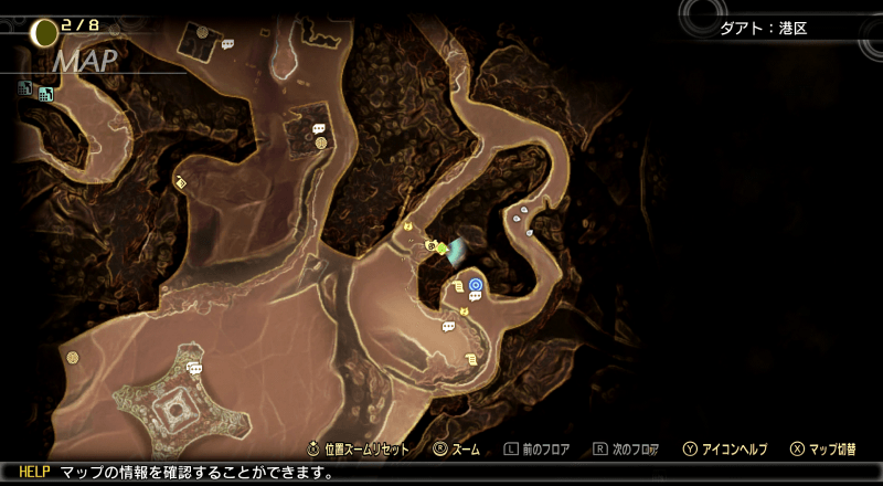 真・女神転生5悪魔の石像マップ