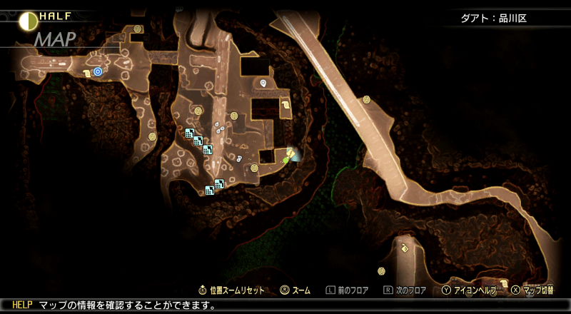 真・女神転生5悪魔の石像マップ