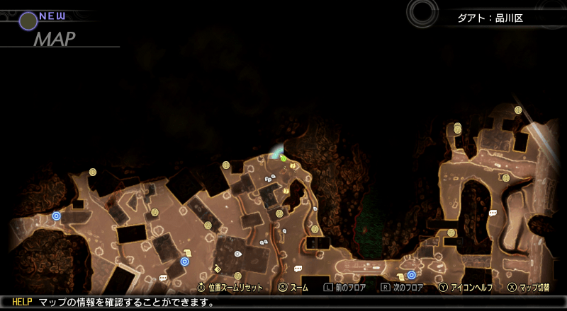 真・女神転生5悪魔の石像マップ