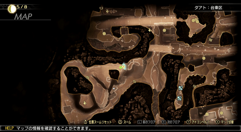 真・女神転生5悪魔の石像マップ