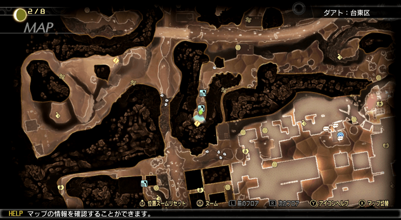 真・女神転生5悪魔の石像マップ