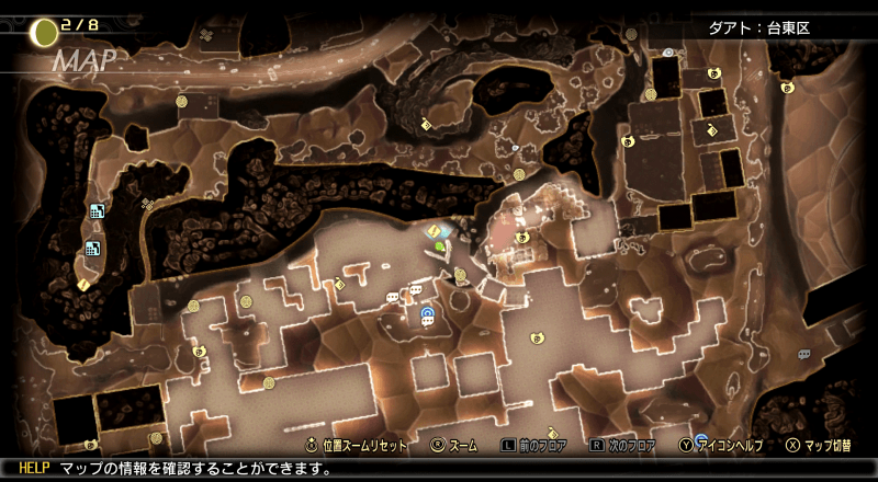 真・女神転生5悪魔の石像マップ