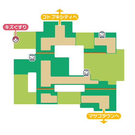 ポケモンダイパリメイク 2番道路のマップと出現ポケモン sp ゲームエイト