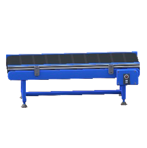 ベルトコンベアのブルーの画像