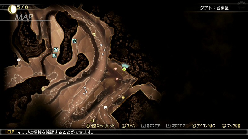 真・女神転生5悪魔の石像マップ