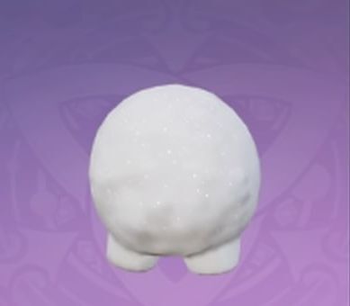 雪だるまの体-自信満々画像