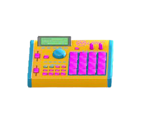 サンプラーのカラフルの画像