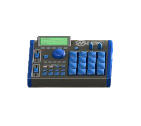 サンプラーのブルー&ブラックの画像