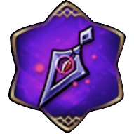 深紅の耳飾りの画像