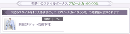 スタイルボーナスを発動させよう