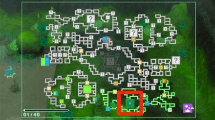 地下大洞窟右下エリア「底なし沼の大空洞」にある