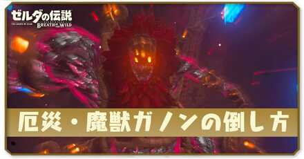 厄災・魔獣ガノンの倒し方