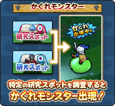 ドラクエウォークのかくれモンスター