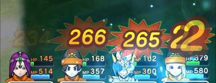 ドラクエウォークのこごえるふぶき