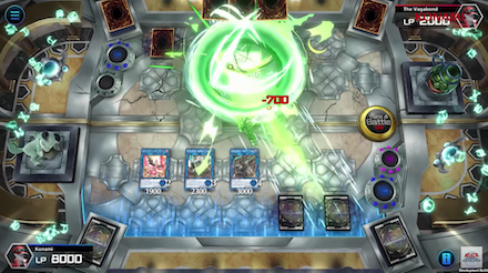 遊戯王マスターデュエル 対戦画面