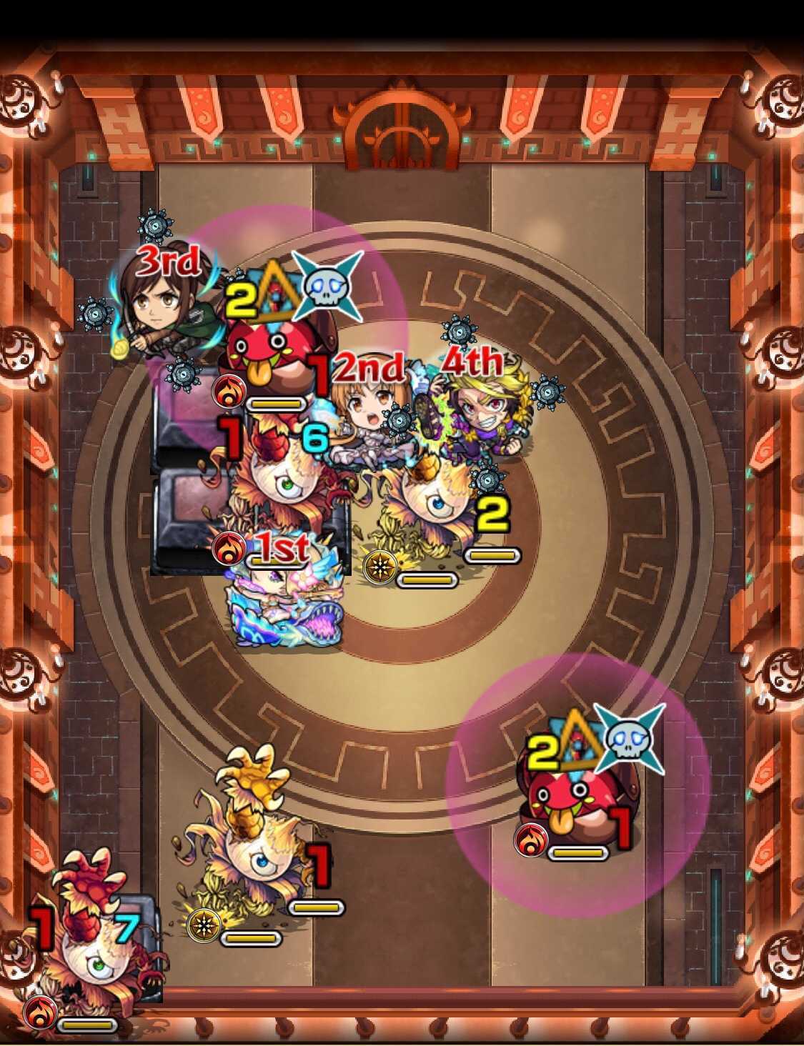 モンスト 栄冠の闘技場 えびす ステージ2