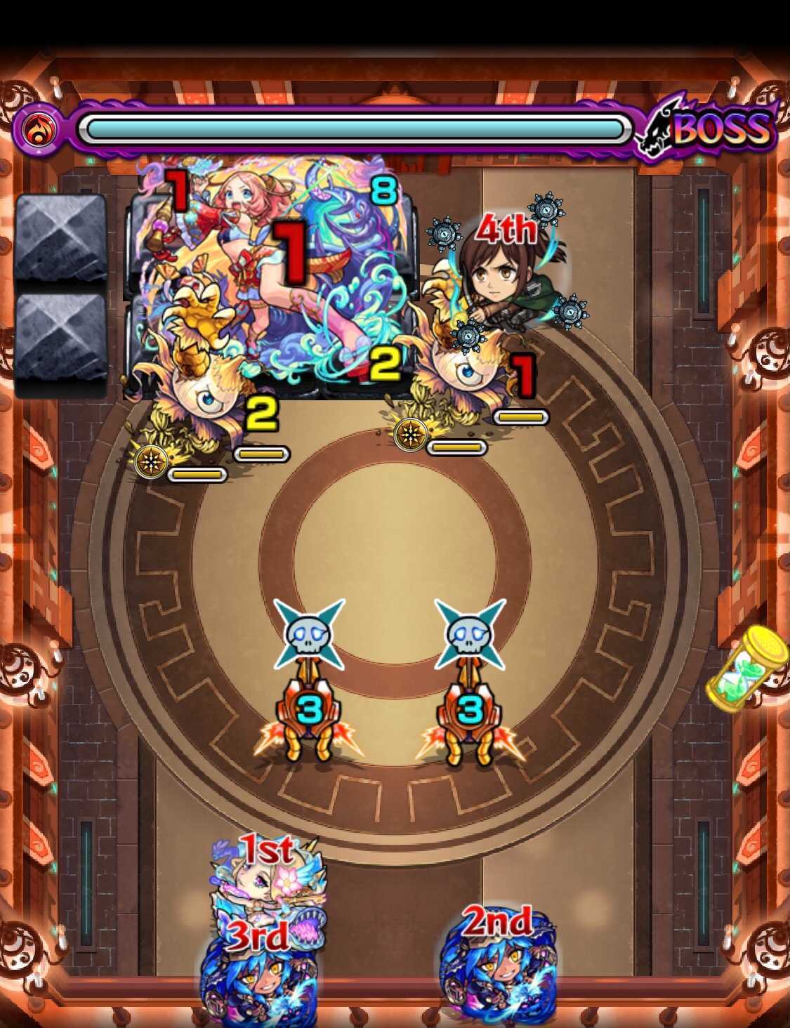 モンスト 栄冠の闘技場 えびす ボス1