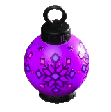 オーナメントのテーブルランプのパープルの画像