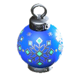 オーナメントのテーブルランプのブルーの画像