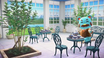 シンプルな窓枠と大理石の壁画像