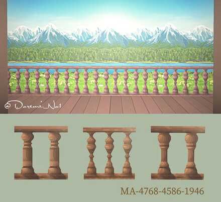 木製バラスター画像