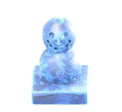 こおりのミニゆきだるまのアイスブルーの画像