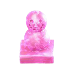 こおりのミニゆきだるまのアイスピンクの画像