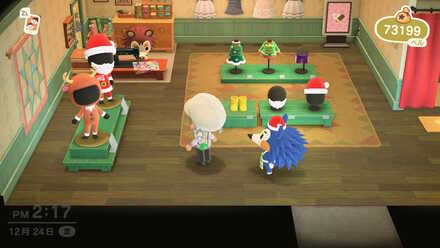 クリスマスイベント当日は全身コーデが販売