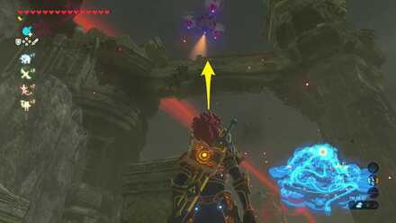 リーバルトルネードで上に見える橋へ着地する