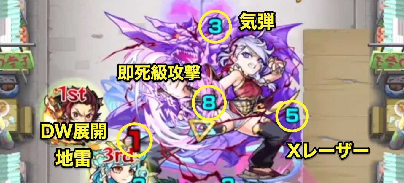 モンスト ストーム 攻撃パターン