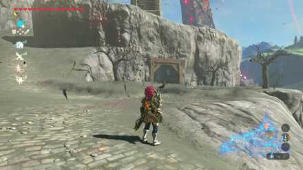 船着き場から出て左手の牢屋の入り口に入る