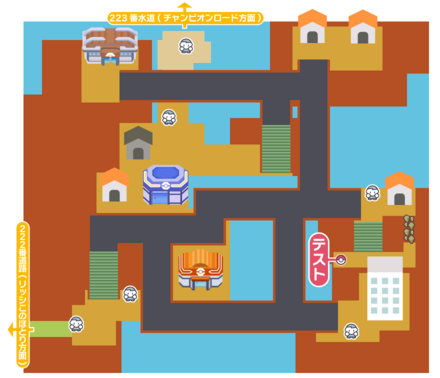 ポケモンダイパリメイクのナギサシティ