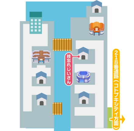 ポケモンダイパリメイクのミオシティ