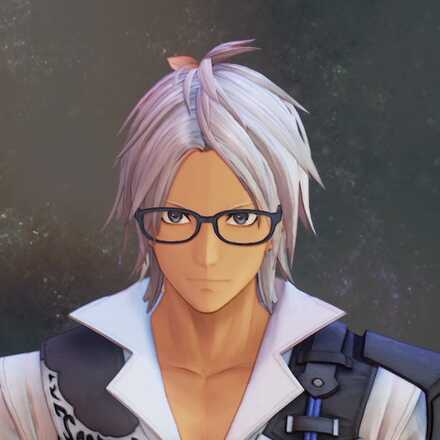 ふち眼鏡の画像