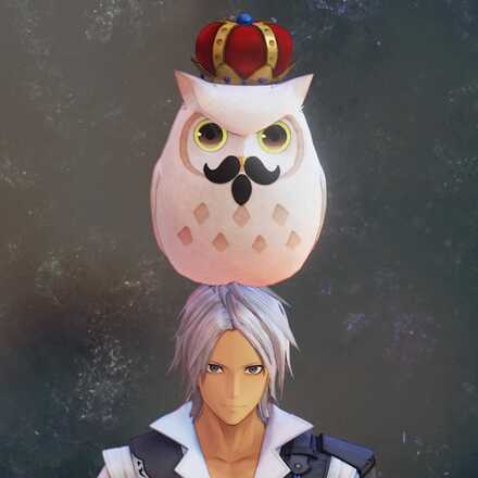 フクロウキング人形の画像