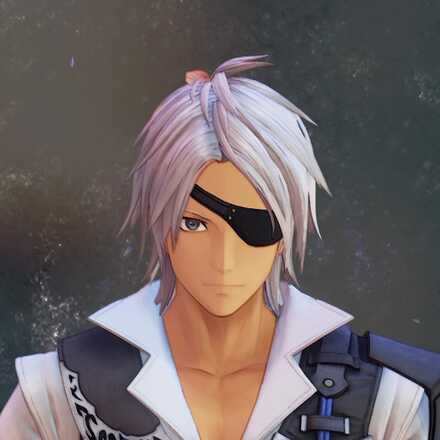 黒い眼帯の画像