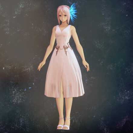 白のワンピース見た目