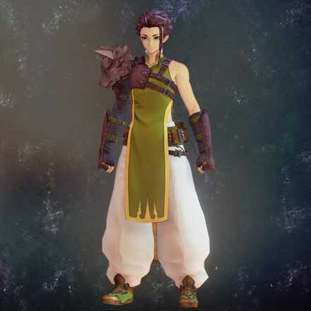 銅狼の道衣・深緑見た目