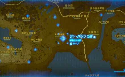 ジャ・バシフの祠の場所マップ詳細