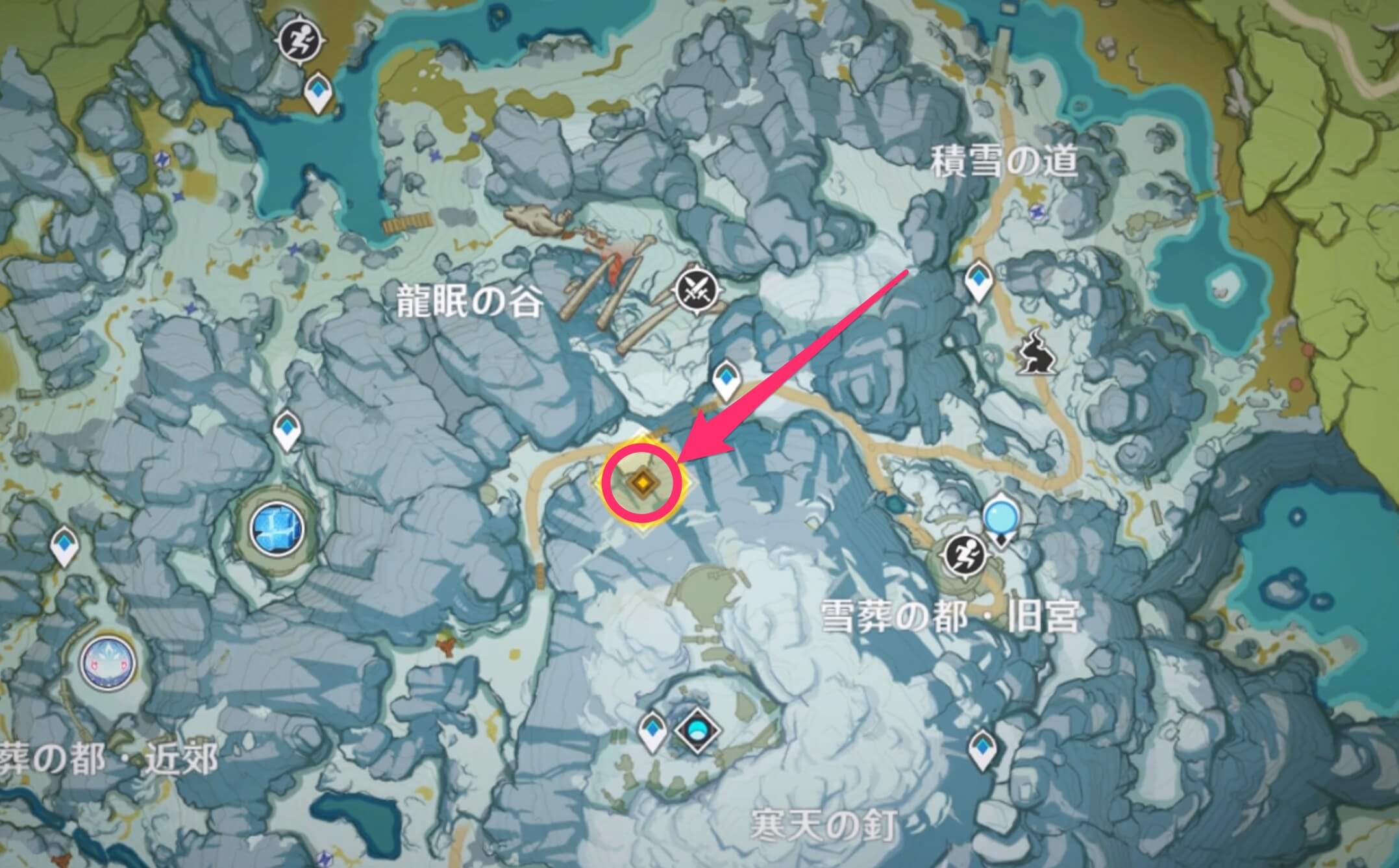 埋もれた秘密の場所