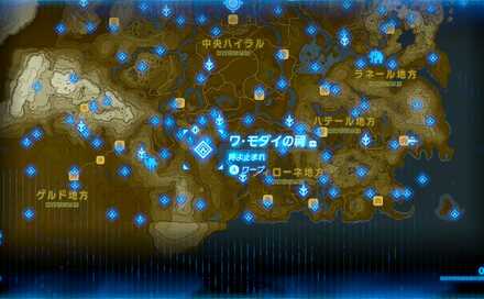 ワモダイの祠マップ