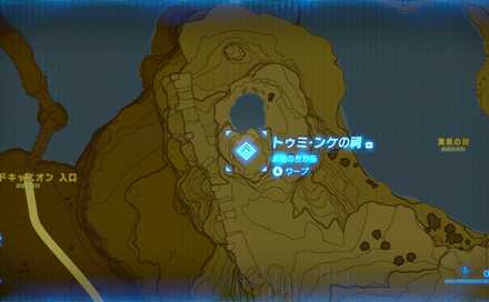 トゥミンケの祠最拡大マップ